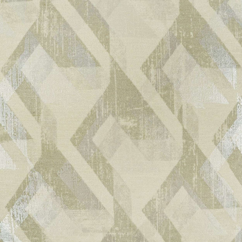 Berto Decorative Throw Pillow, Platinum, Rectangle 14"H x 24"W