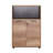 Modern Oak Bookshelf, 100% Melamine Coated Particle Board, 28.3 x 43.3 x 13.4 inches | Durable & Stylish Design | Perfect for Home Office, Living Room & Study Spaces | Elegant Storage Solution for Books & Decor