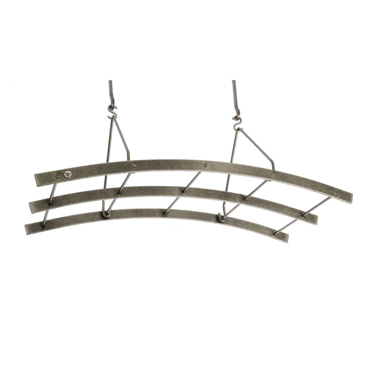 Enclume Carnival Steel Handcrafted Rectangle Hanging Pot Rack & Reviews