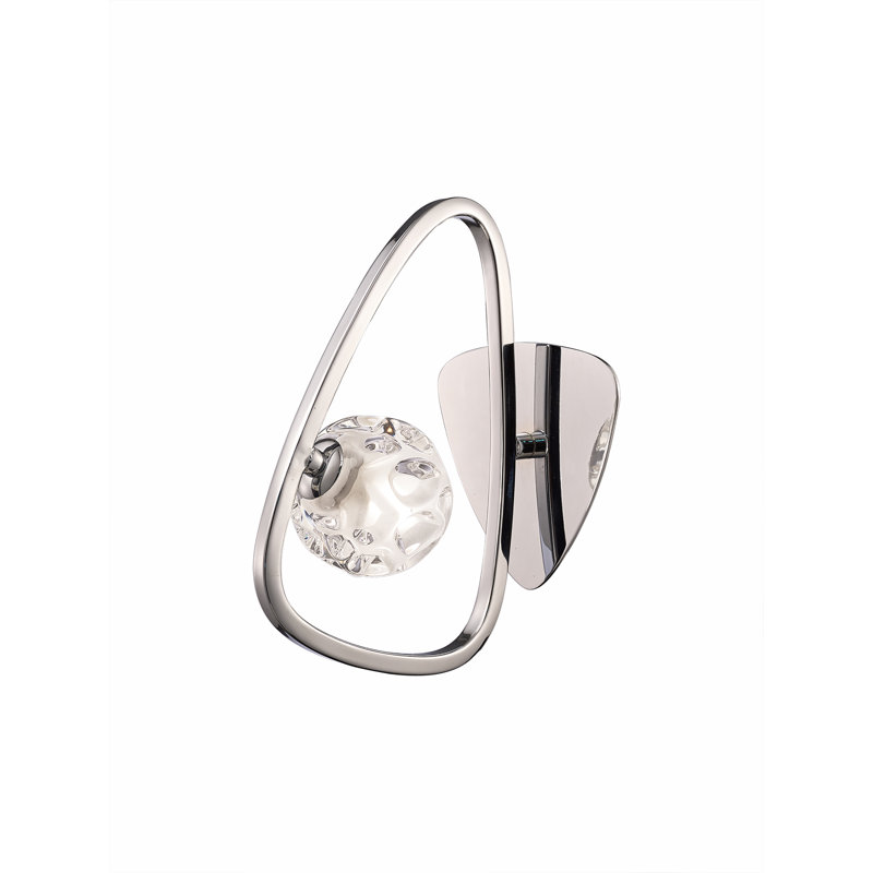 Walbridge Chrome Armed Sconce