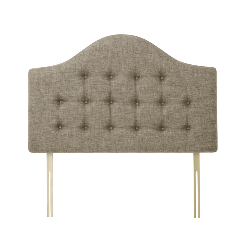 Leclaire Upholstered Twill Headboard, Kingsize (5'), Slate