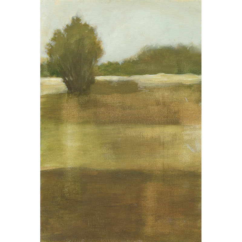 Tranquil Meadow I by Ethan Harper - Wrapped Canvas Painting, 46cm H x 30cm W x 3.8cm D