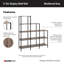 45.67'' W Steel Frame Step Bookcase-78617358