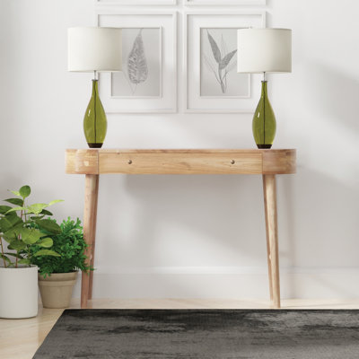 Oblong 45" Mid-Century Modern Writing Desk