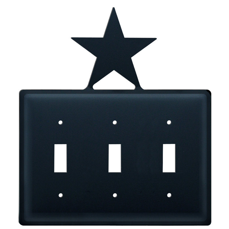 Star 3-Gang Toggle Light Switch Wall Plate