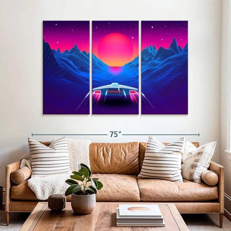 Kelan Synthwave Adventure, 42" H x 65" W