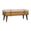 Banc en cuir Marisal Boucle X