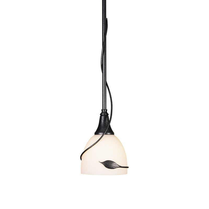 Leaf 1 - Light Single Bell Pendant, Natural Iron