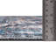Tapis bleu / gris en chenille de style oriental Gutshall-832188370