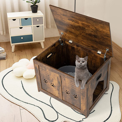 Enclosed Litter Box Housing