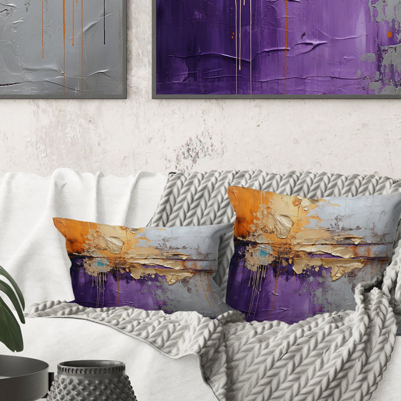 Coussin Collage Fusion III - Abstract Collages