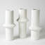 Ascending Ring Vase-Matte White-Low