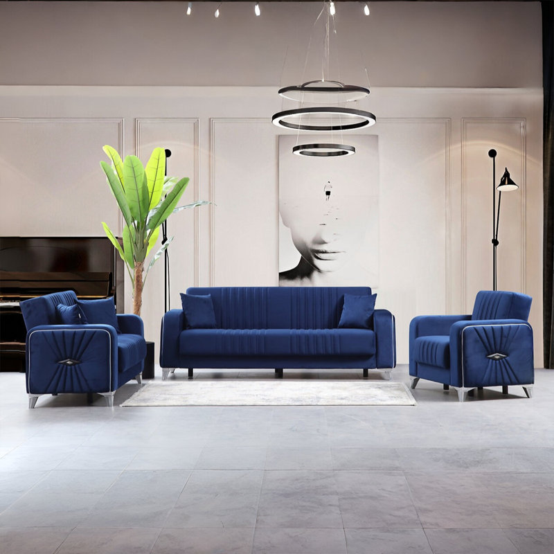 Levante Loveseat, Blue