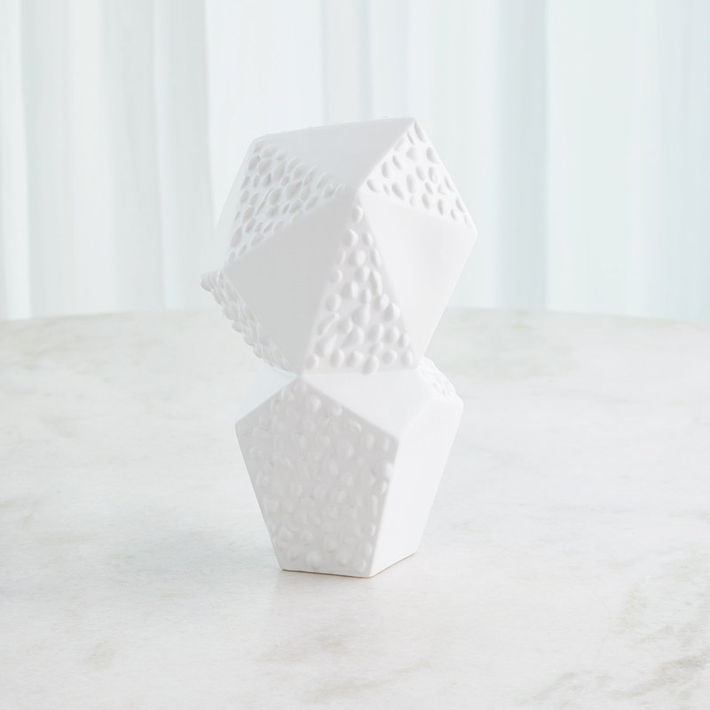 Les Facettes Sculpture, Matte White
