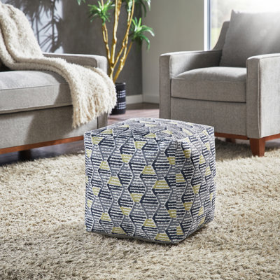Doniphan Upholstered Square Pouf Ottoman