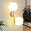 Ahlivia 2-Light Gold Armed Sconce