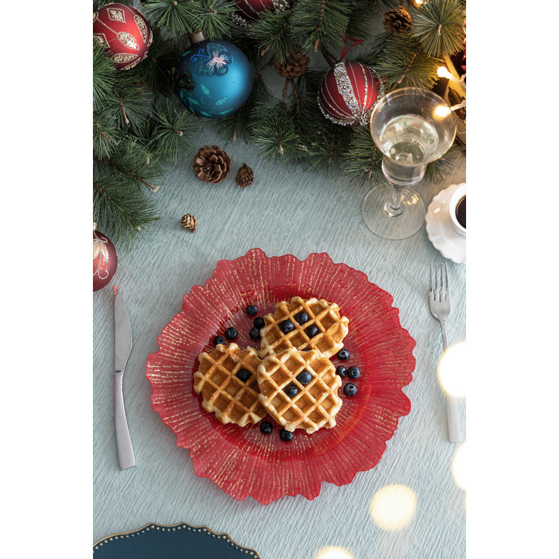 Ensemble de 4 assiettes décoratives Lina