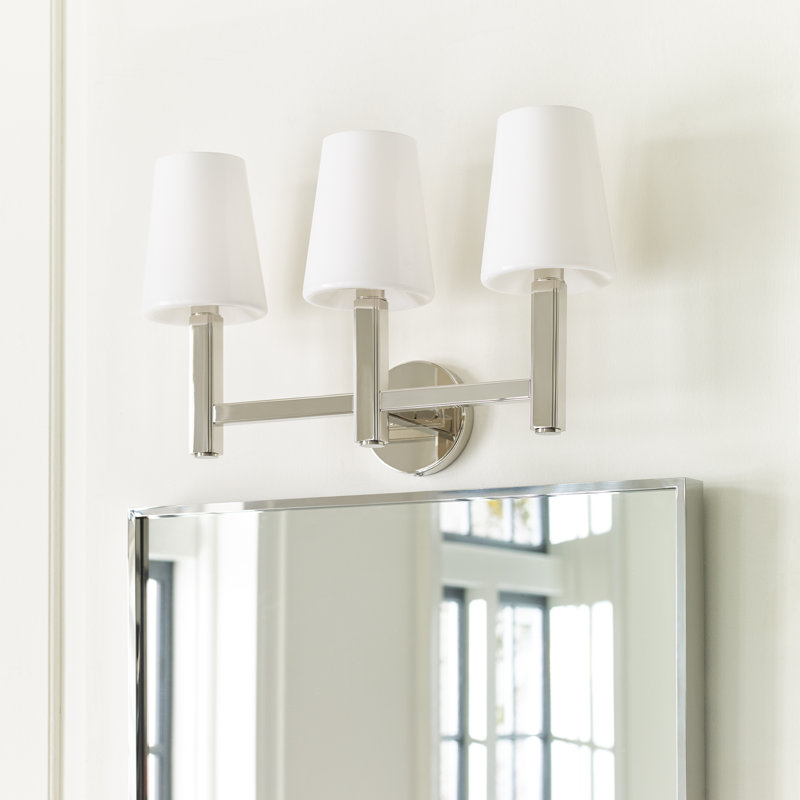 Logan 3 - Light Vanity Light, Polished Nickel