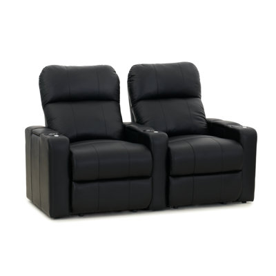 Leather Home Theater Seating with Cup Holder