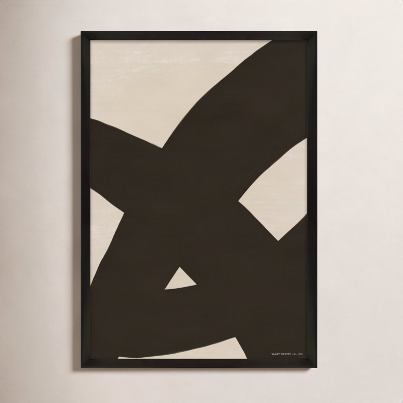 Form & Fusion 2 Print by Romina Gadler, Black Framed Paper, 20" H x 14" W x 1.25" D