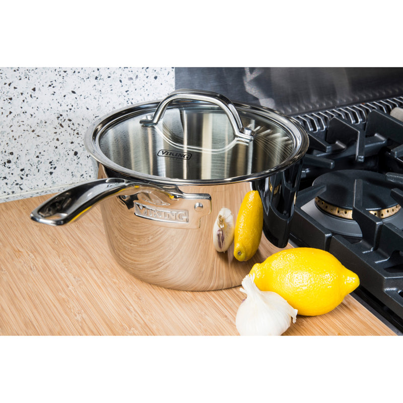 Viking Contemporary 3-Ply Stainless Steel 13pc Cookware Bundle