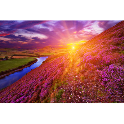 Beautiful Landscape Of Scottish Nature - Wrapped Canvas Print
