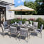 Chaise de patio avec coussin Jeitt