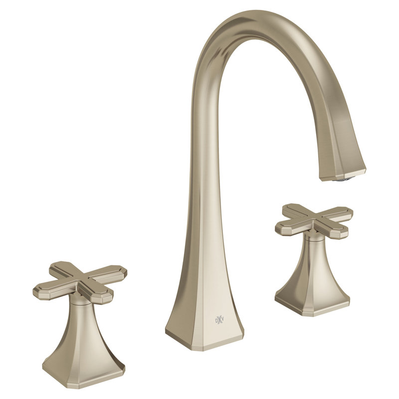 Belshire High Spout Widespread Bathroom Faucet, Brushed Nickel