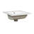 16-inch bathroom vanity with ceramic sink