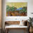 Harnek Olive Trees With Yellow Sky And Sun-107469757