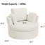 Fauteuil demi-tonneau pivotant l 42,1 po Berey-388414164