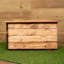 Gillian Hand Made 56Cm X 34Cm Rustic Wooden Small Garden Trough / Flower Bed Planter