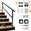 Rampe d'escalier en fer forgé 1 PCS Confote-93127933