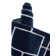 Glam Navy Blue Silver Area Rug