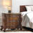 2 Drawer Transitional Style Nightstand-113008194
