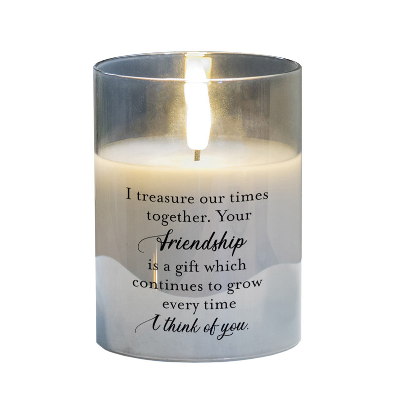 «I Treasure Our Times», bougie à DEL