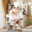 Greyden Vanity Set With LED Mirror & Built-in Outlets-1582080503