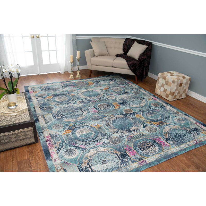 Morvant Geometric Indoor Rug, Rectangle 5'3" x 7'10"