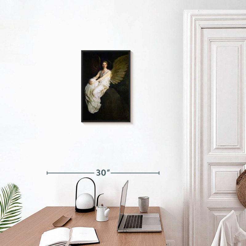 Stevenson Memorial 1903, 13 po x 19 po, Cadre flottant noir