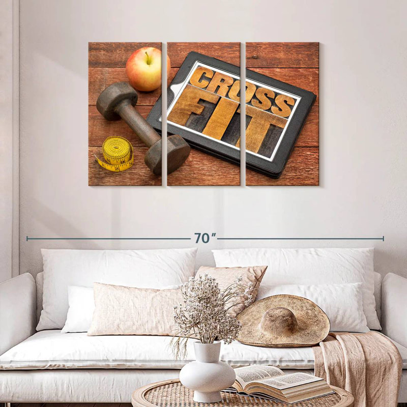 Crossfit, 28" H x 45" W
