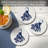 Thirstystone Indigo Octopus 4-Pack Round Stone Coasters