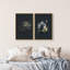 Midnight Flora Set Floral & Botanical Canvas Print by Oliver Gal, Black Frame, 10 x 15-1477432416-1477432428
