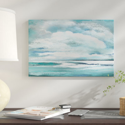 « gonflée clouds », reproduction de peinture à l’huile sur toile tendue