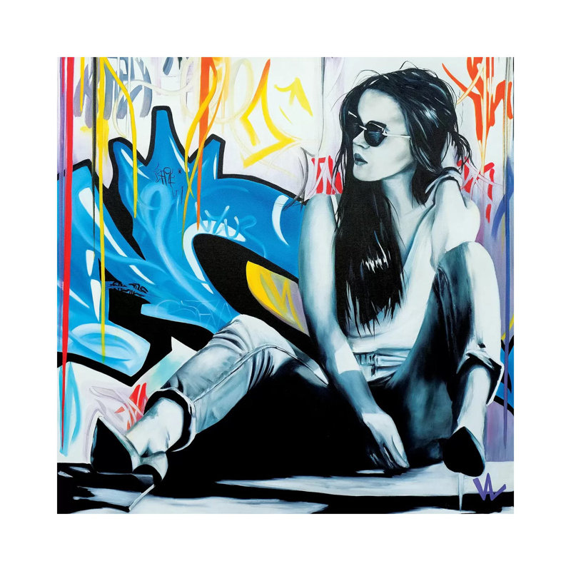 Waiting for Tomorrow 1 Piece Painting on Canvas, 93.98cm H x 93.98cm W x 1.91cm D, Wrapped Canvas