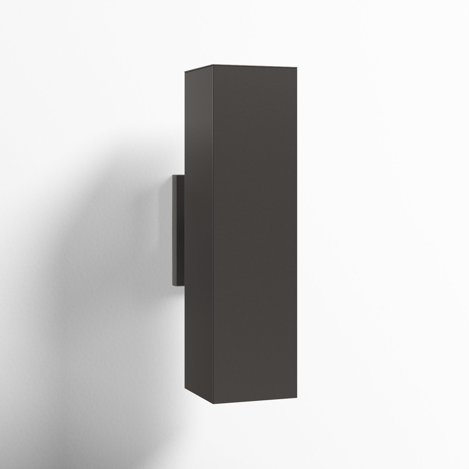 Dyer 2-Light Outdoor Armed Sconce, Bronze, 18.5" H x 5" W x 5" D, No
