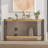 Brodie Industrial Wooden Console Table With Open Shelf-1755910088-1755910091
