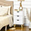 Benzion 40cm W Particle Board Bedside Table
