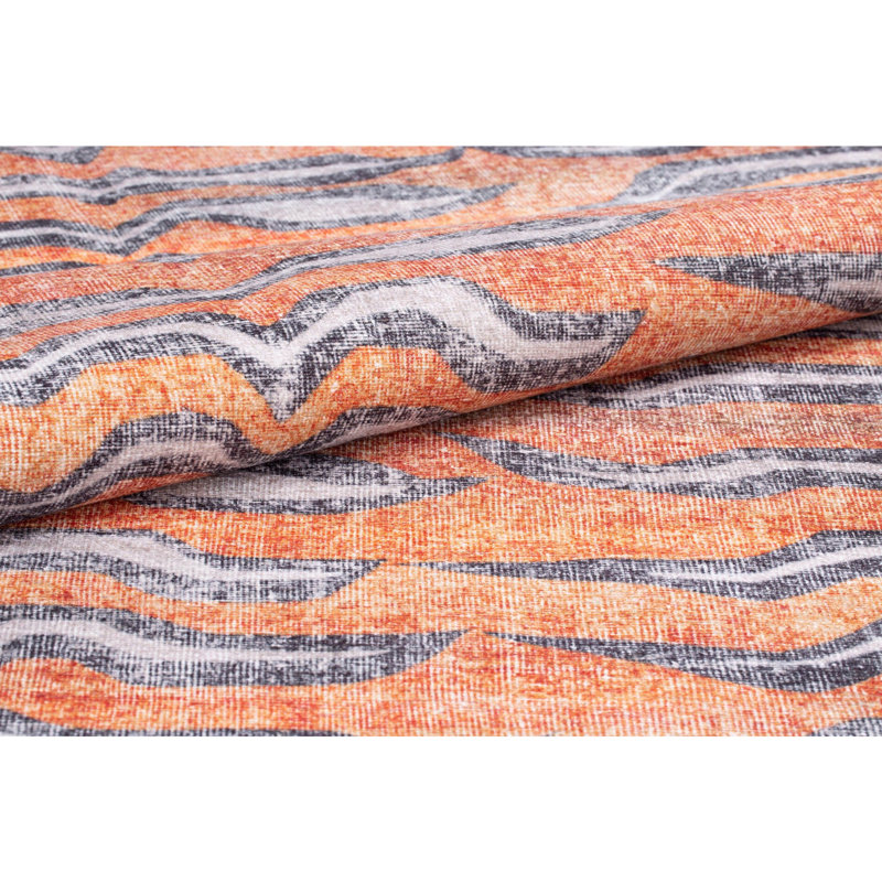 Premium Machine Washable Carpet, 4.6 x 6.2 Feet, 100% Polyester, 1850 g/m² | Pile Height: 0.2 Inches | Eco-Friendly Recycled Poly Cotton Underside | Perfect for Living Room, Bedroom, and High-Traffic Areas