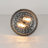 2 - Light Farmhouse Hammered Water Glass Drum Flush Mount