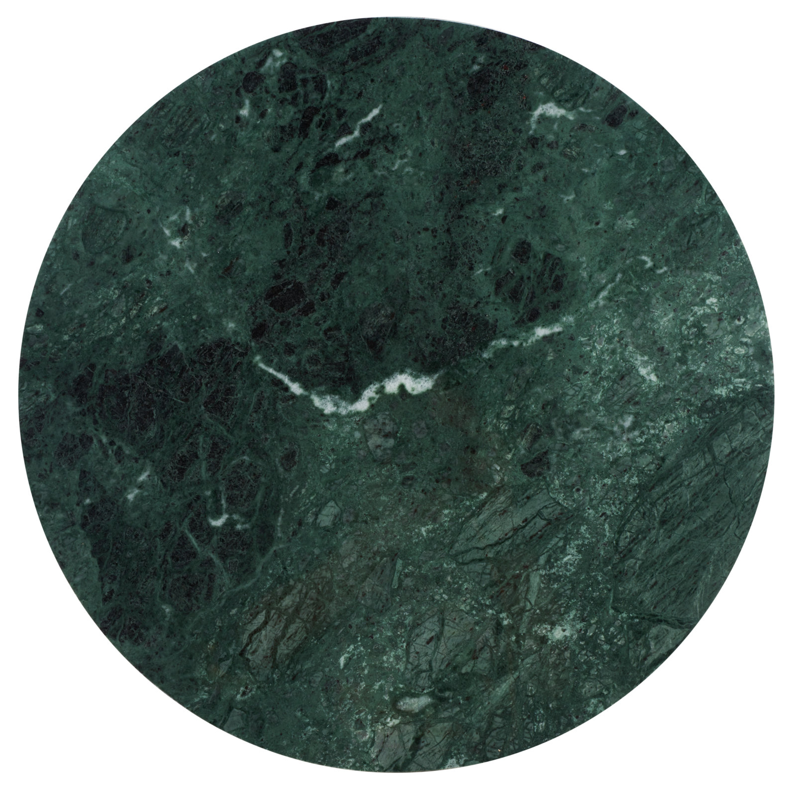Alysson 21" Genuine Marble End Table, Green